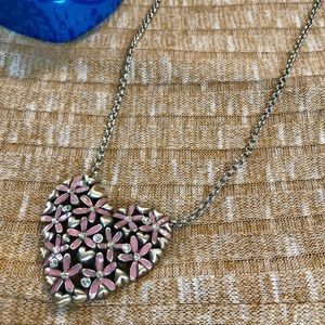 Brighton Pink Flowered Necklace